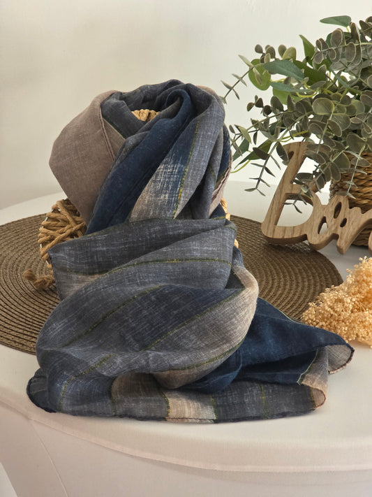 Foulard Femme Automne-Hiver Bleu