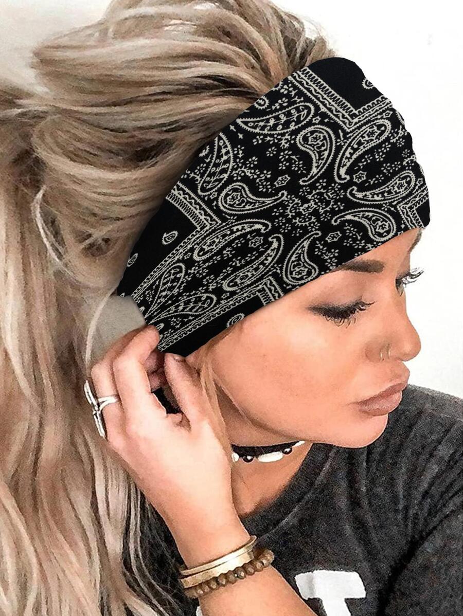 Navy Bandana Headband