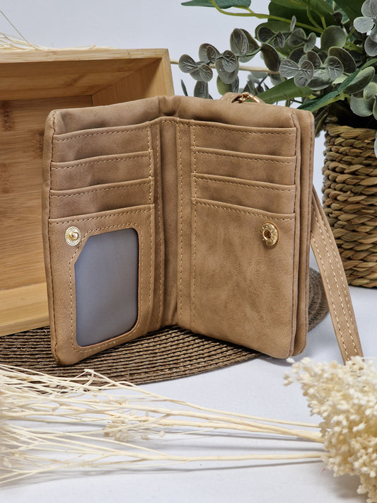 Portefeuille Beige