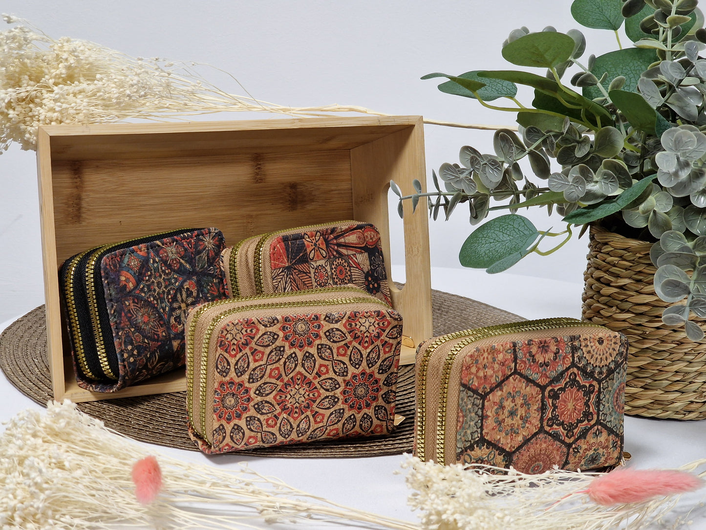 Porte Carte Multicolore Femme