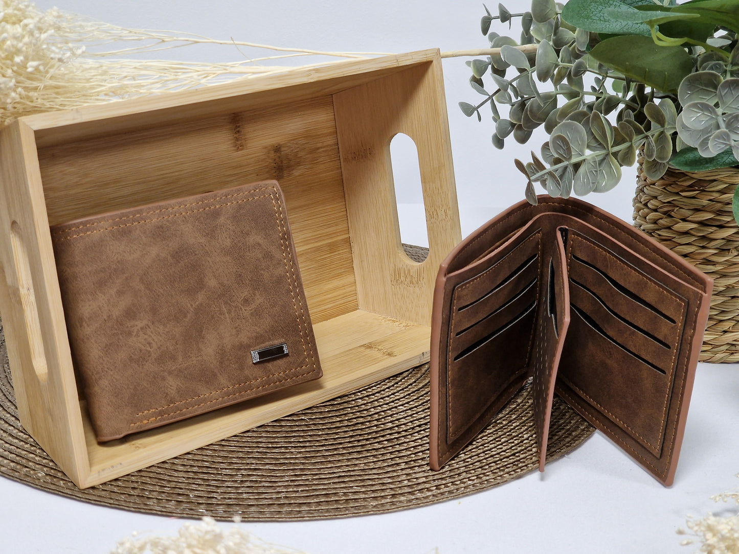 Portefeuille Marron Homme