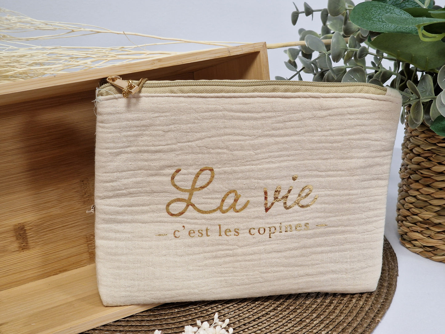 Les Pochettes à Message Beige