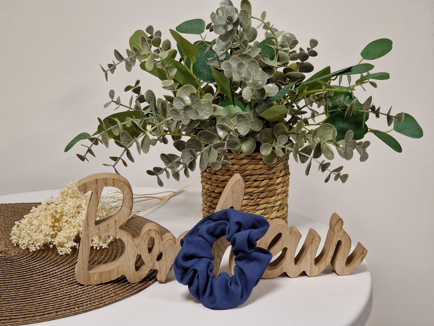 Les Accessoires à Cheveux - Chouchou Velours Bleu