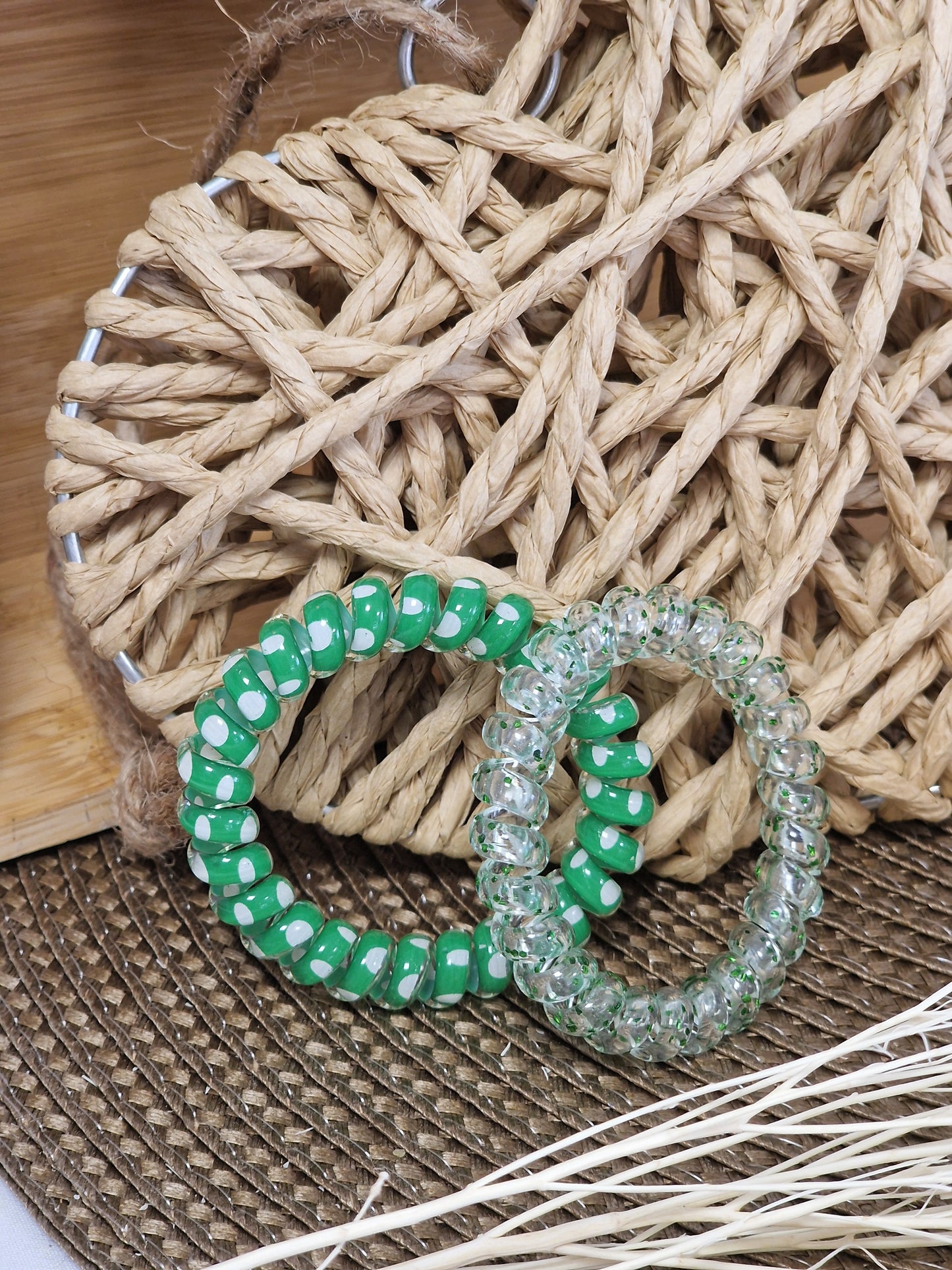 Les Accessoires à Cheveux - Lots de 2 élastiques Spirales