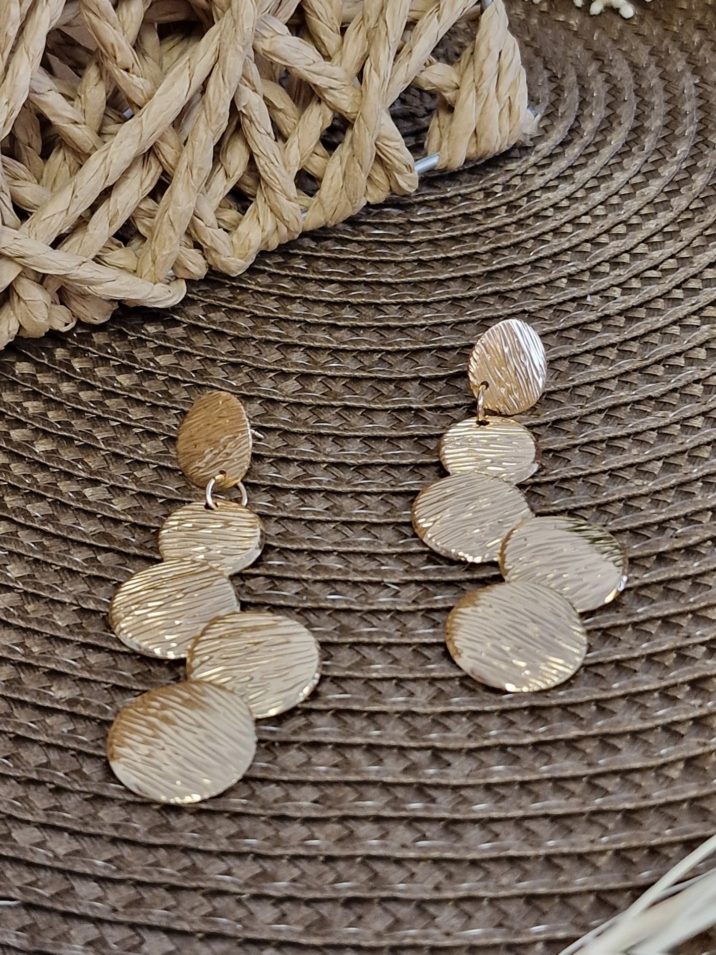 Notre Collection de Bijoux - Boucle D'oreille Petit Rond Doré