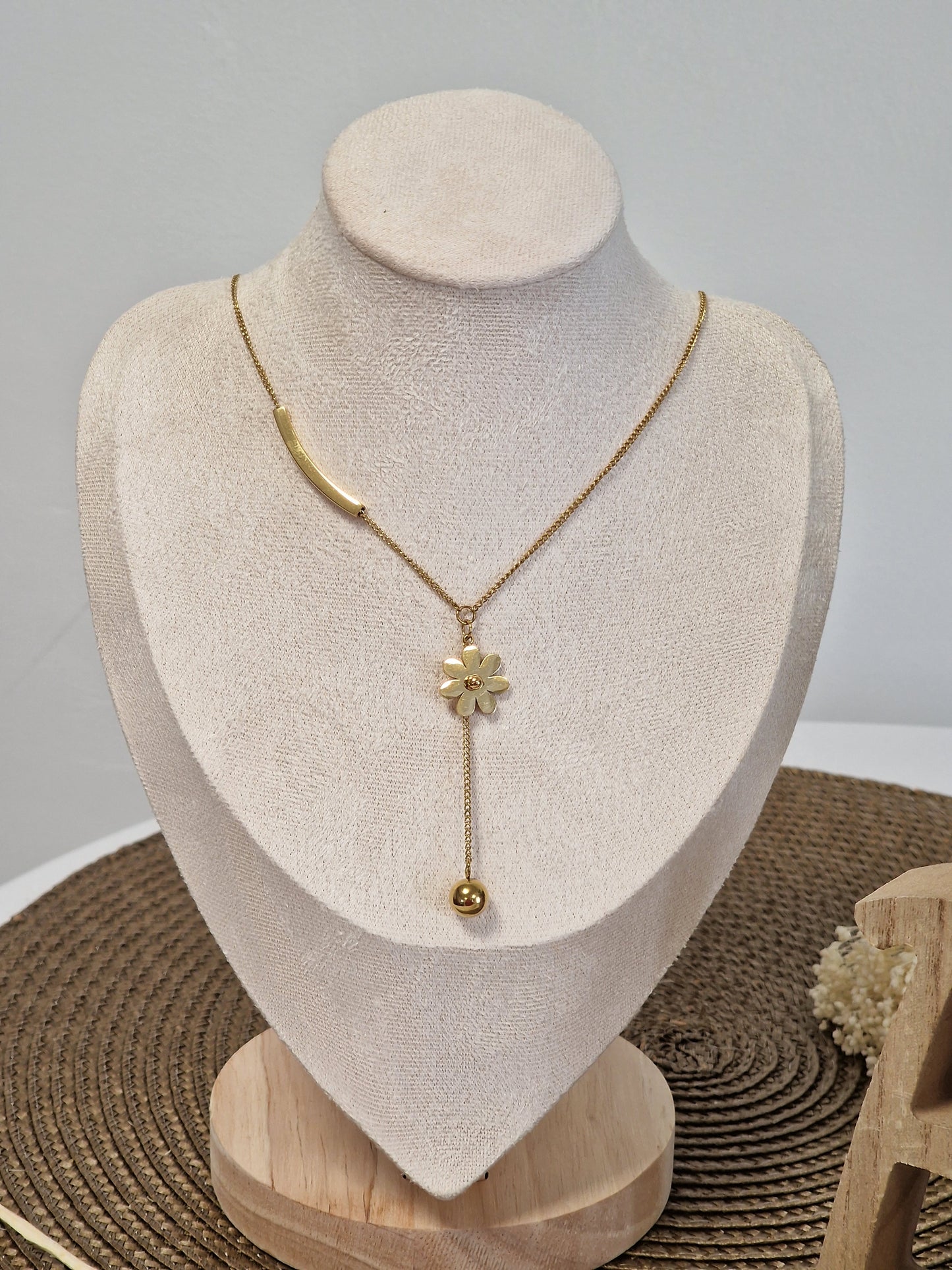 Notre collection de bijoux - Pendentif Tournesol