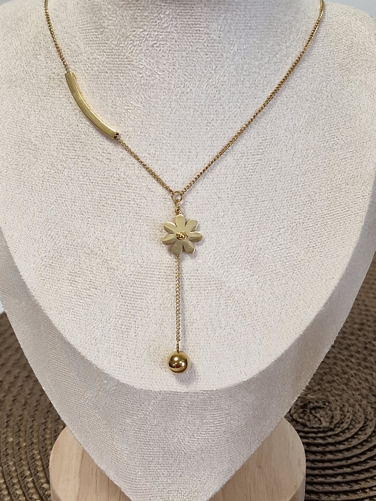 Notre collection de bijoux - Pendentif Tournesol