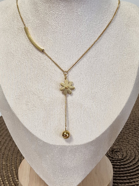 Notre collection de bijoux - Pendentif Tournesol