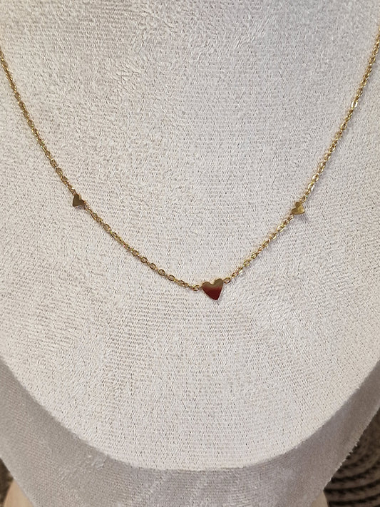 Notre Collection de Bijoux - Pendentif Fin Forme Coeur