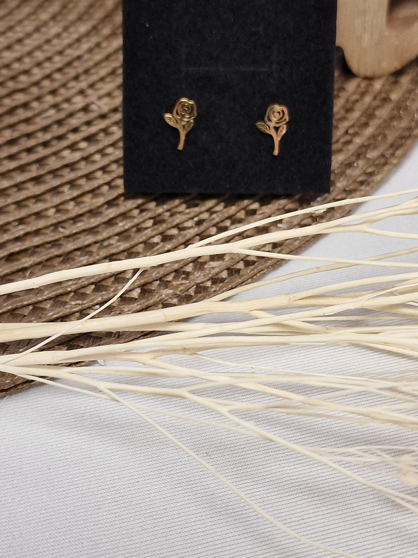 Notre Collection de Bijoux - Parure Pendentif et Boucle Oreille Fleur