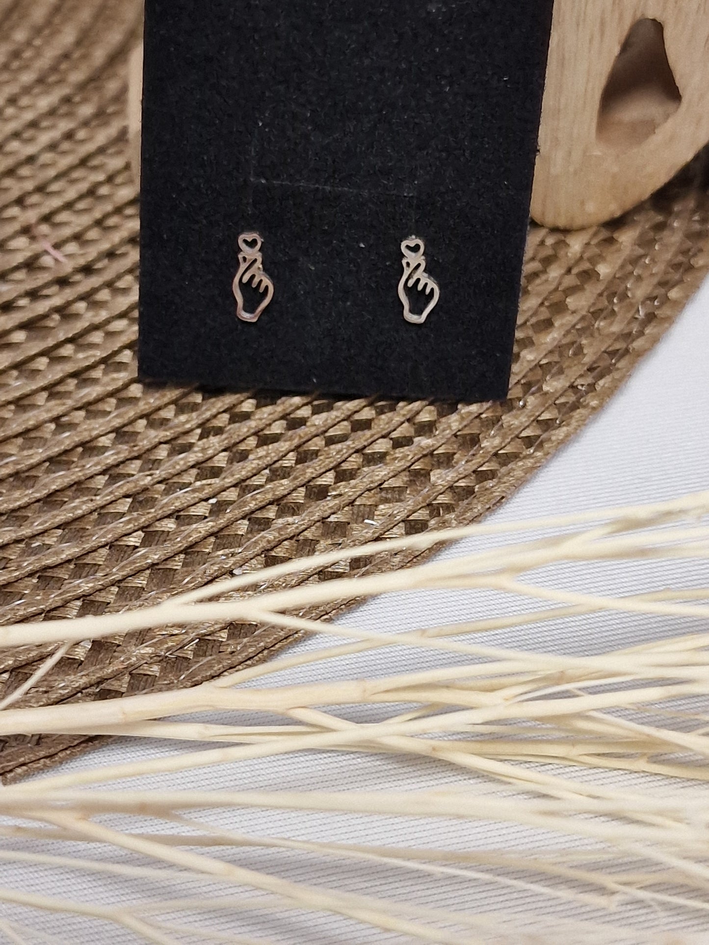 Notre Collection de Bijoux - Parure Pendentif et Boucle Oreille Main
