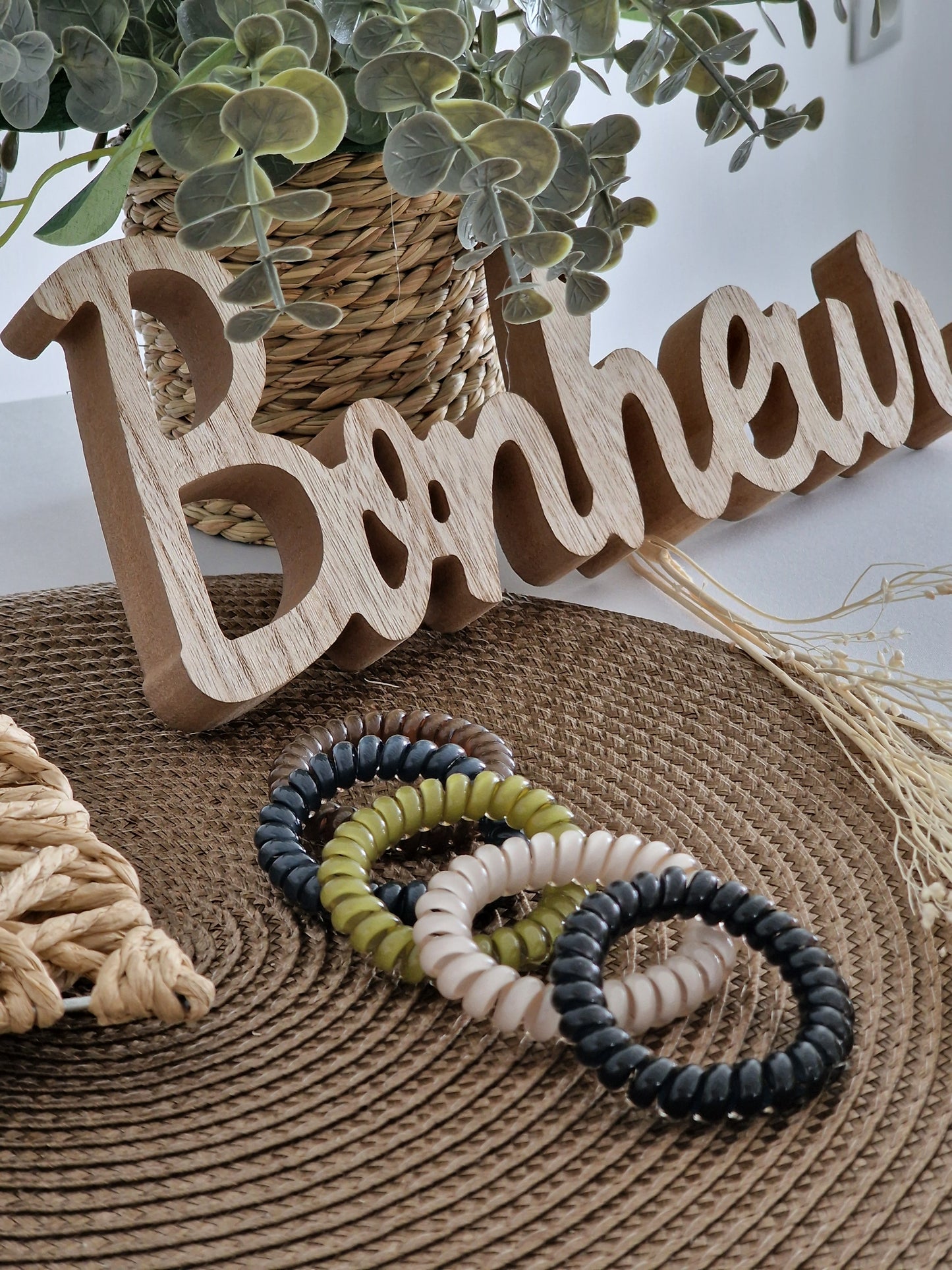 Les Accessoires à Cheveux - Lots de 5 Elastiques Spirales