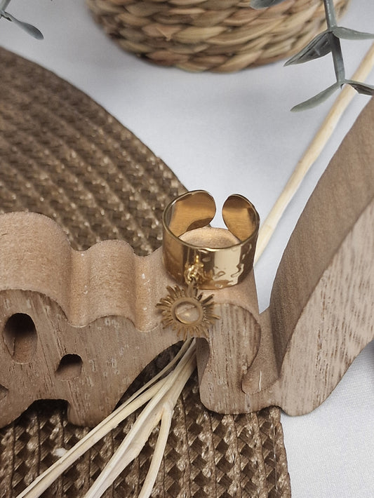 Notre Collection de Bijoux - Bague Ado Soleil Doré