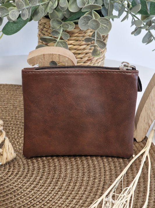 Porte Monnaie Homme Marron