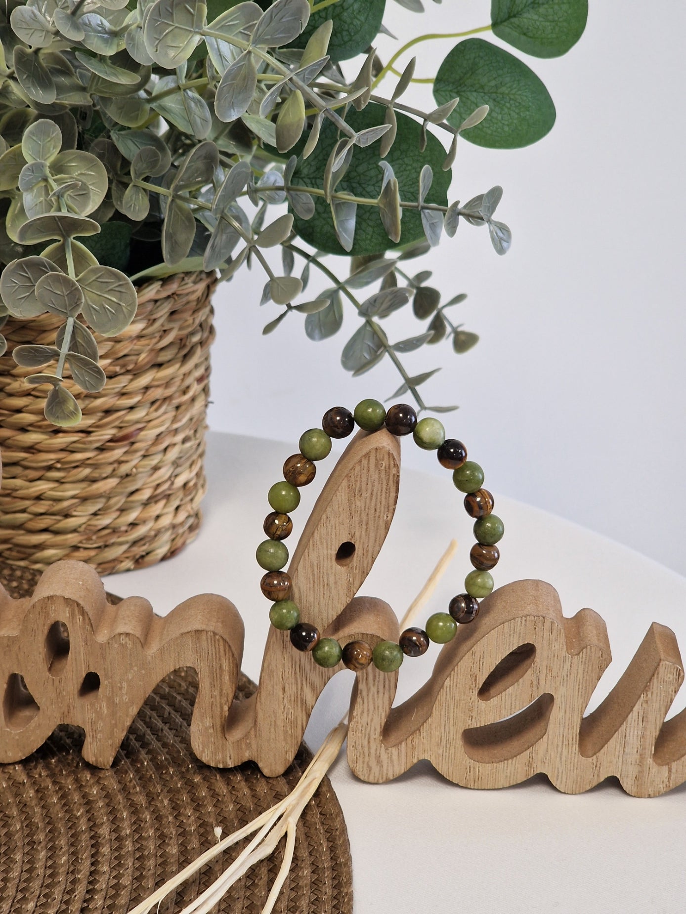 Our Jewelry Collection - Men's Green Natural Pearl Bracelet