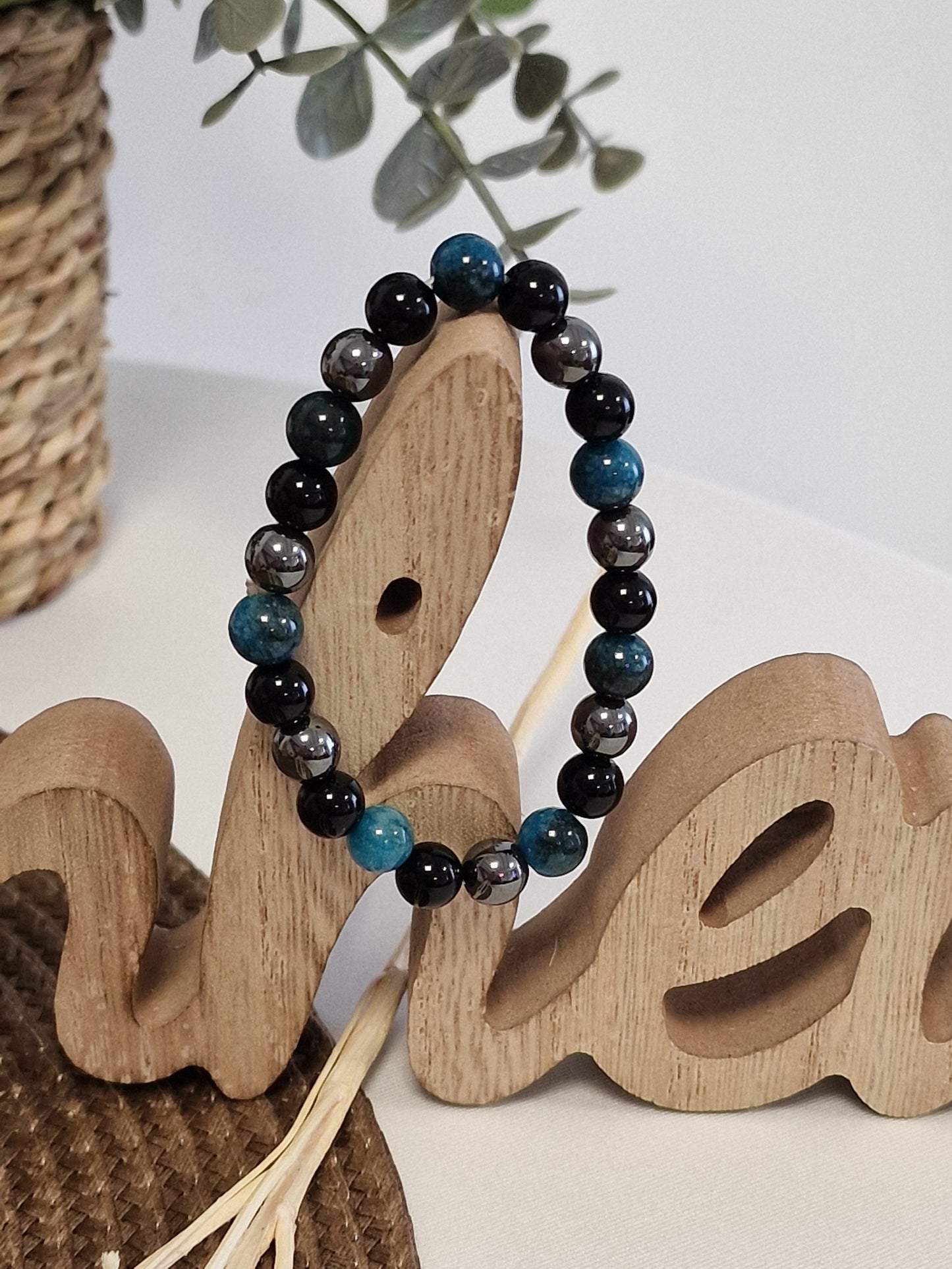 Our Jewelry Collection - Men's Bracelet Natural Multicolor Blue Pearl