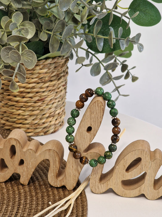 Notre Collection de Bijoux - Bracelet Masculin Perle Multicolore