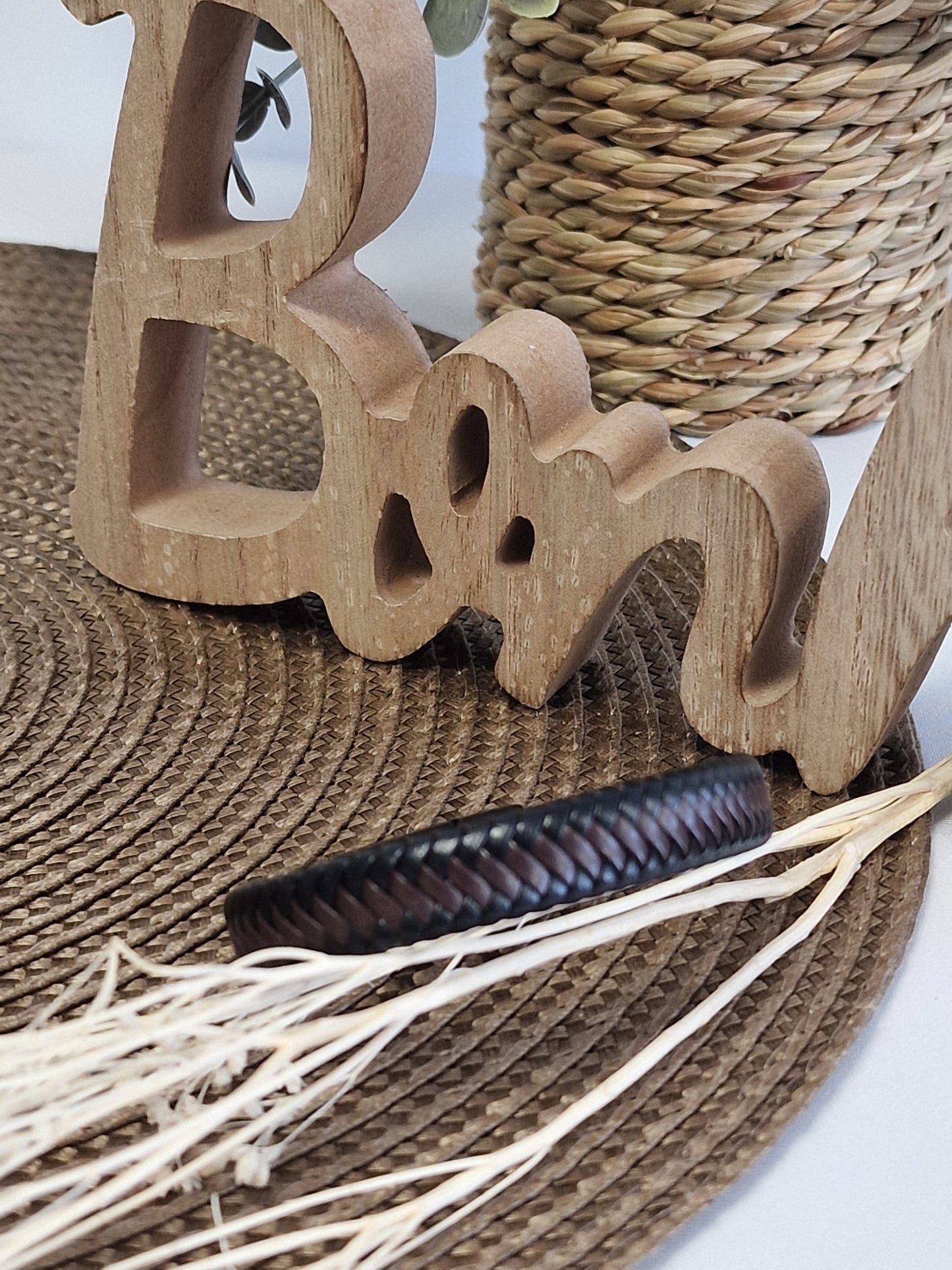 Notre collection de Bijoux - Bracelet Masculin Tressé Tabac