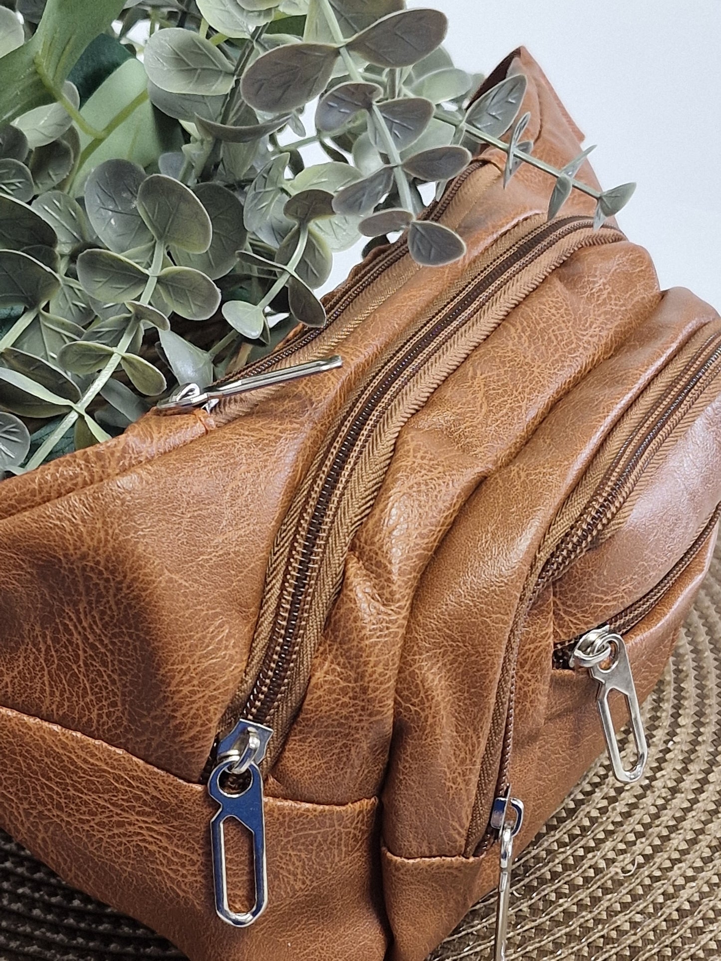 Brown Men's Fanny Pack