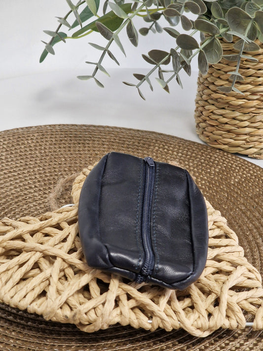 Porte Monnaie Zippé Bleu Marine