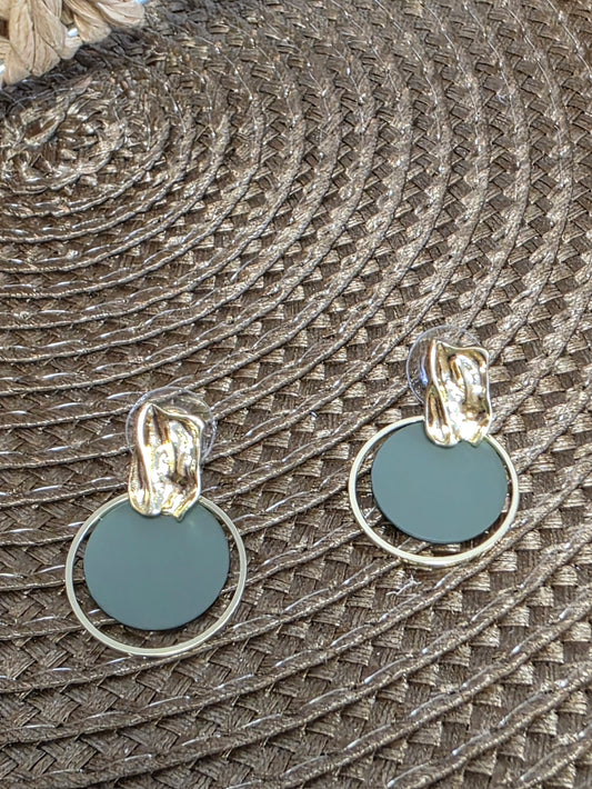 Notre Collection de Bijoux - Boucle d'Oreille Breloque Ronde