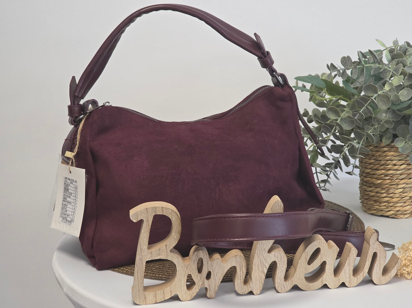 Elena Bordeaux Bag