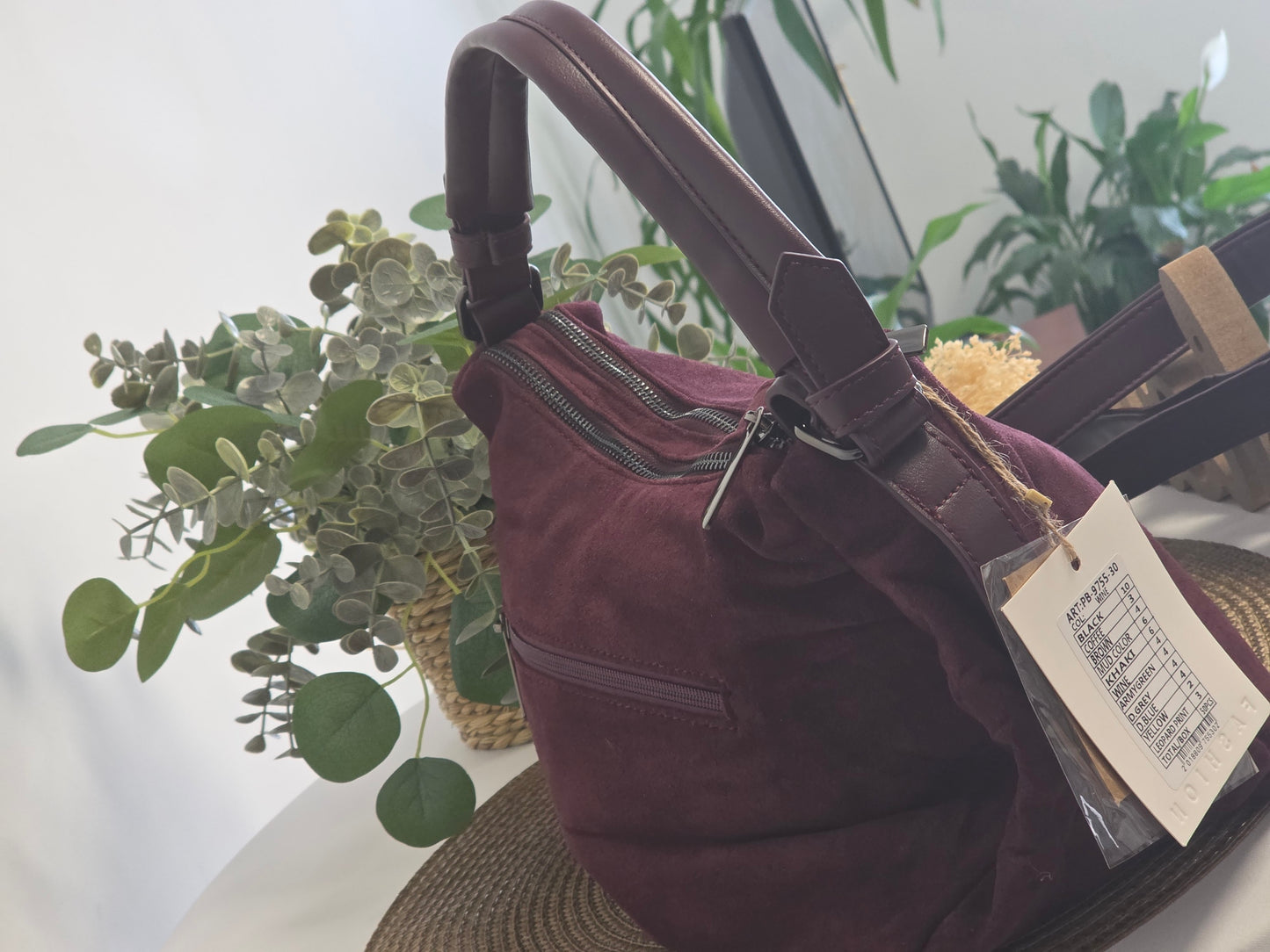 Elena Bordeaux Bag