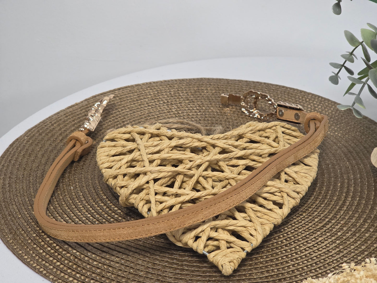 Ceinture Croûte de Cuir Taupe