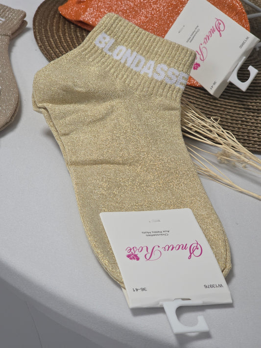 Blondasse Glittery Socks Trio Set