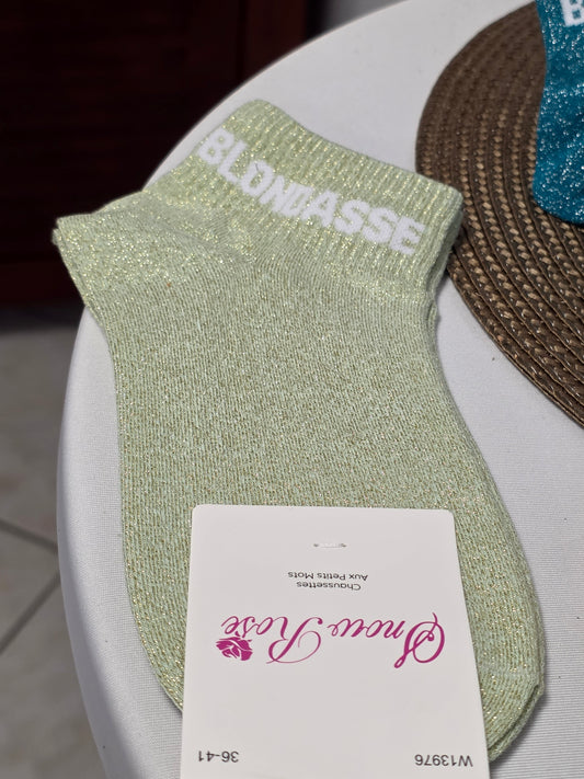 Blondasse Glittery Socks Trio Set