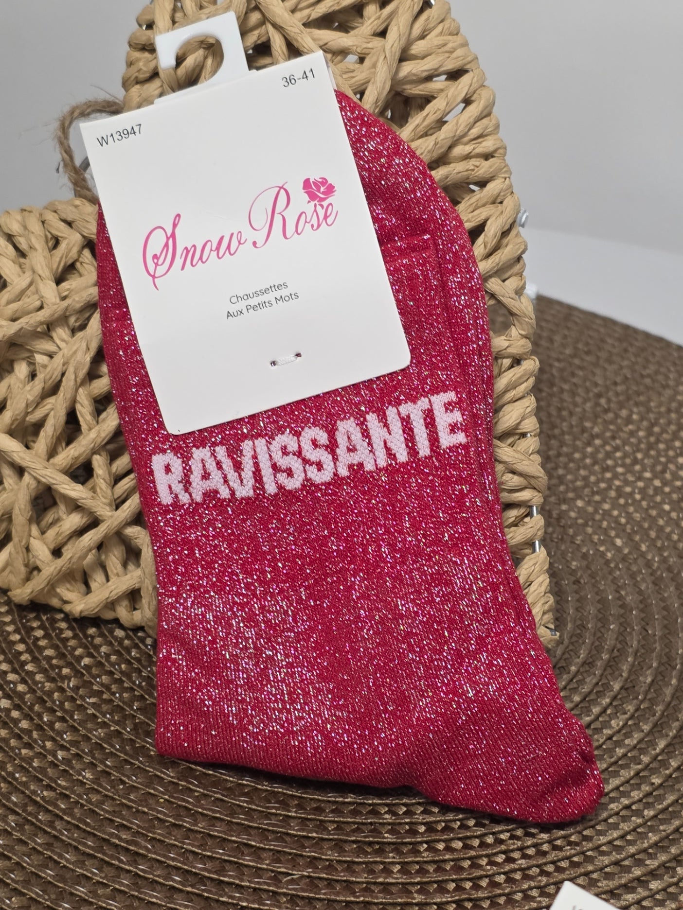 Granny Love Glitter Socks Trio Set