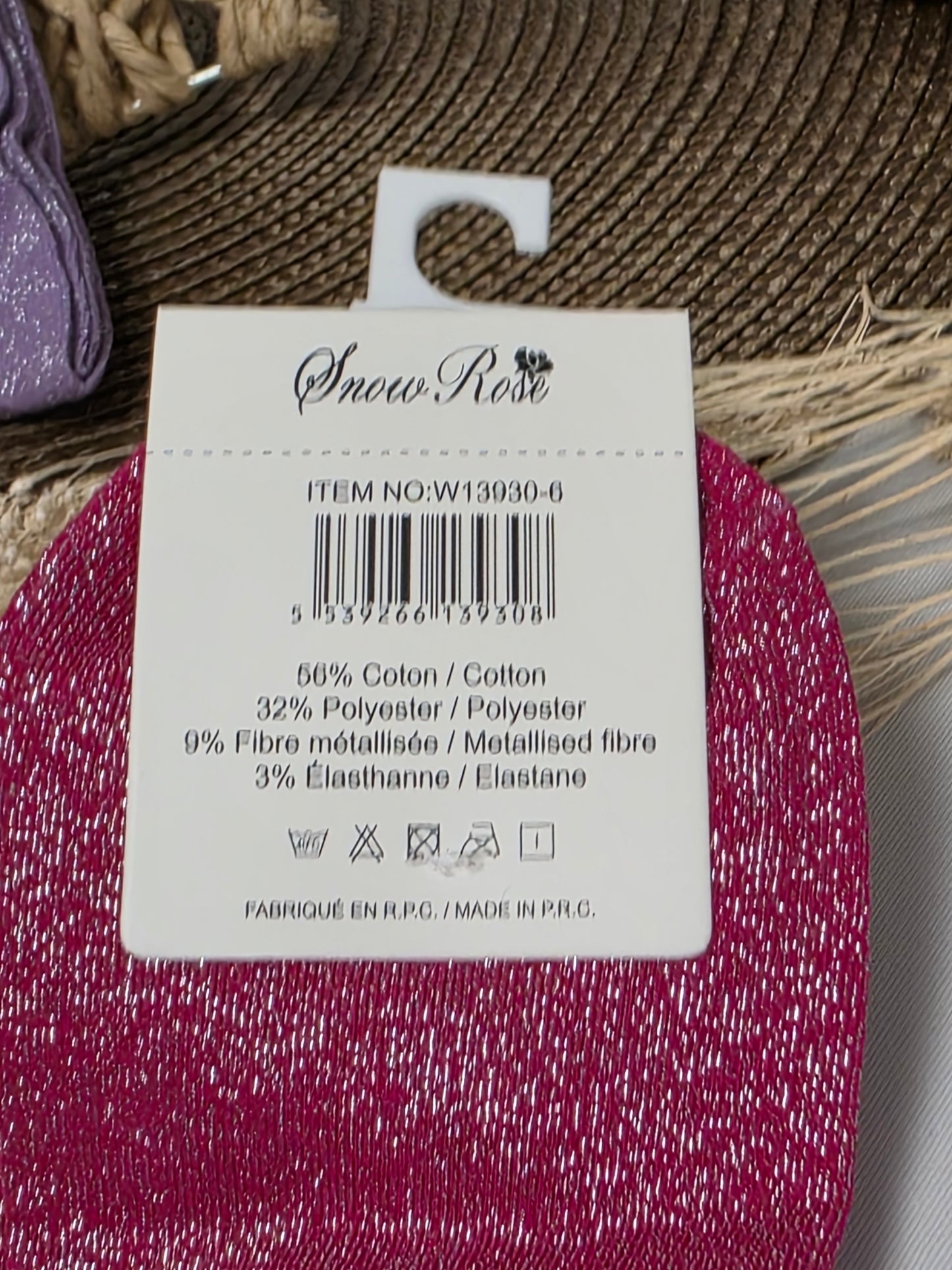 Coffret Trio Chaussettes Pailletées Mamie Fascinante