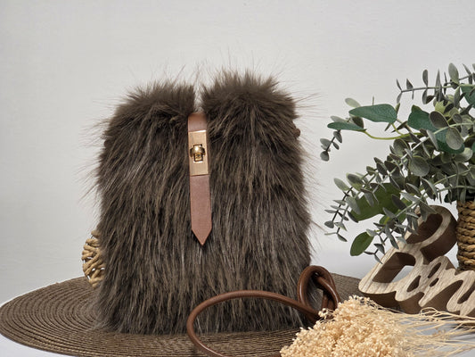 Pochette Emma Marron