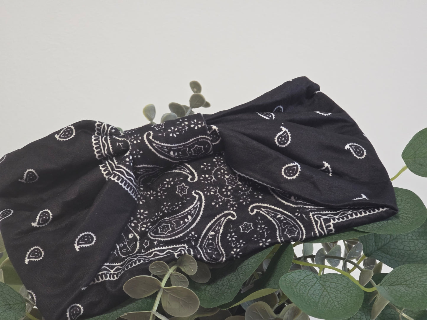 Navy Bandana Headband
