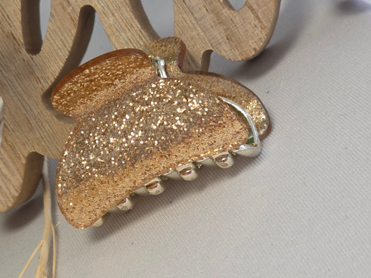 Petite Pince Doré Pailletée