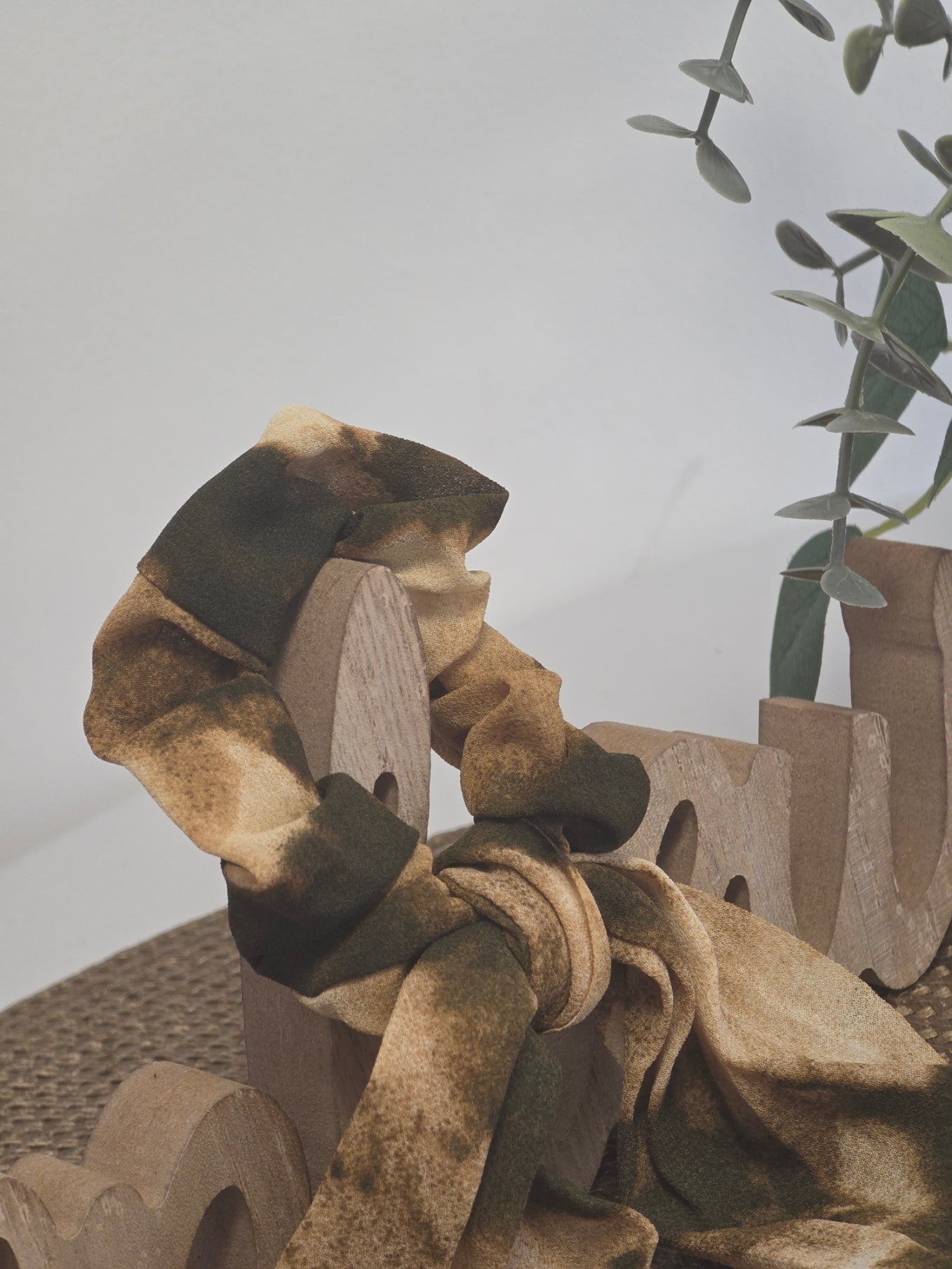 Le Chouchou Foulard Beige Marron