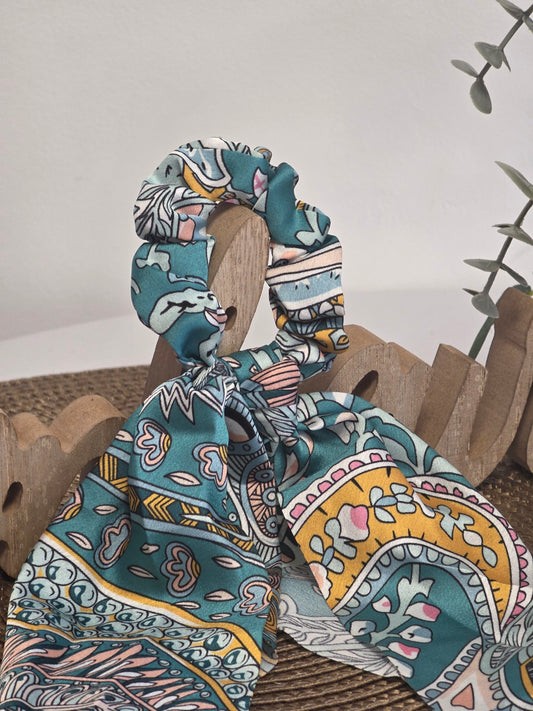 Le Chouchou Foulard Vert et Jaune