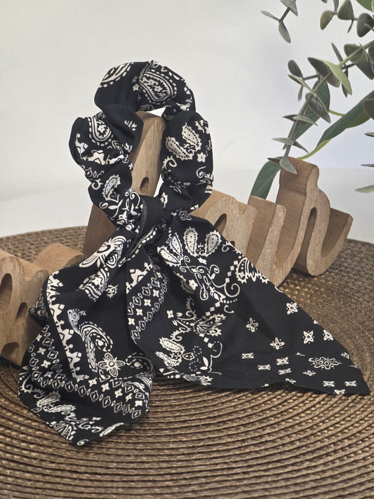 Le Chouchou Foulard Bandana Noir