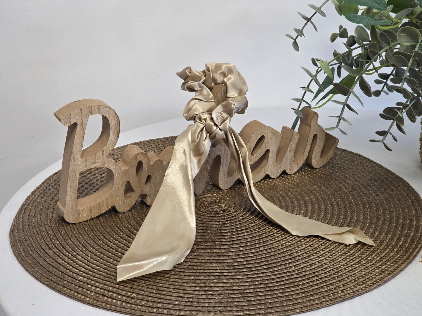 Le Chouchou Foulard Satiné Beige