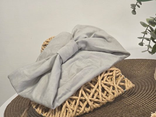 Bandeau Large Gris Clair