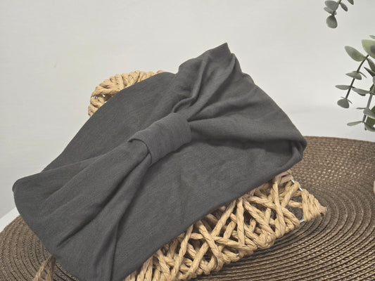 Bandeau Large Gris Foncé