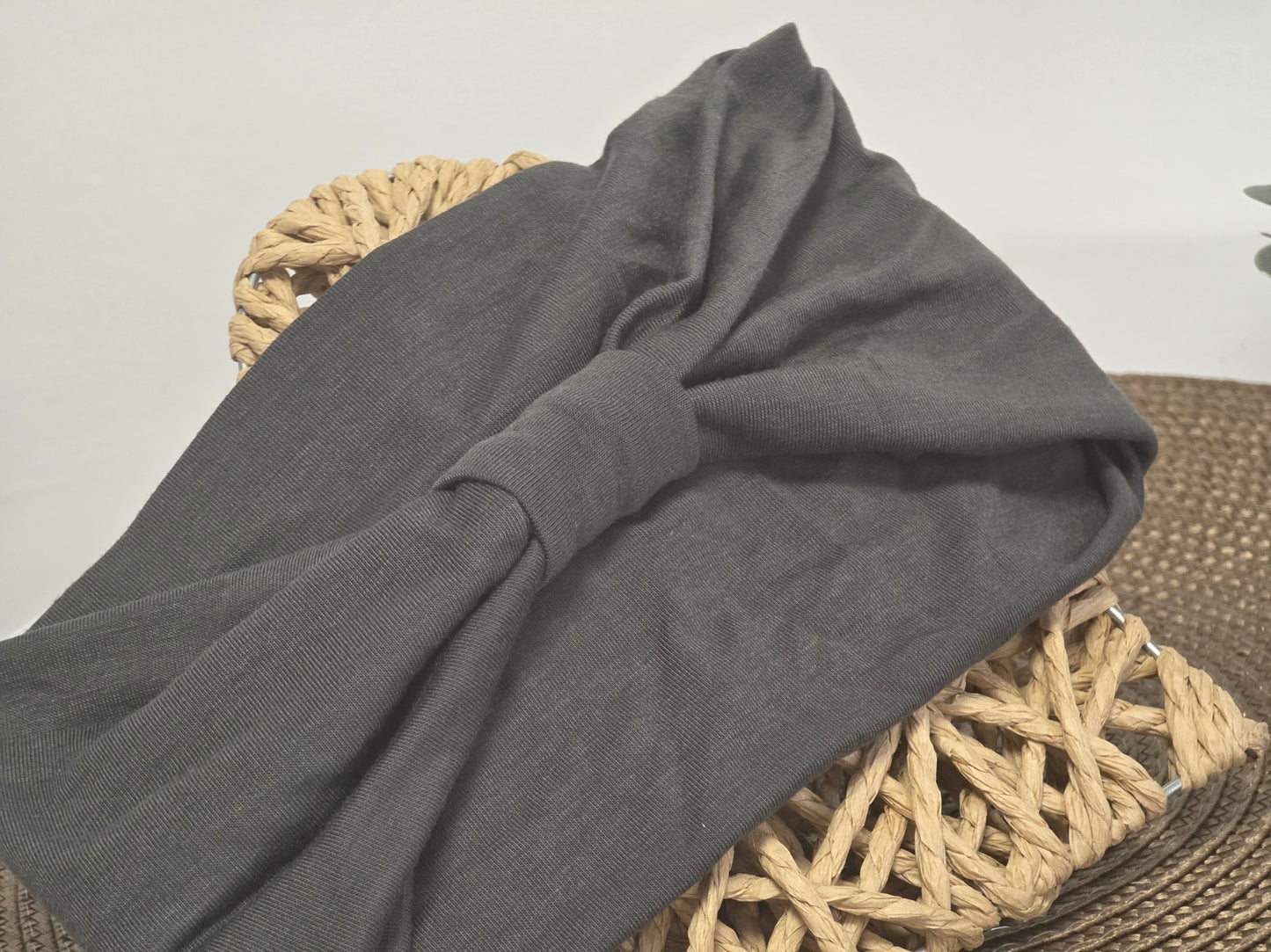 Bandeau Large Gris Foncé