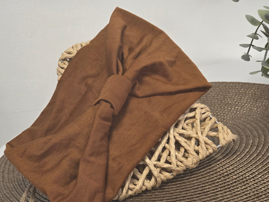 Bandeau Large Marron