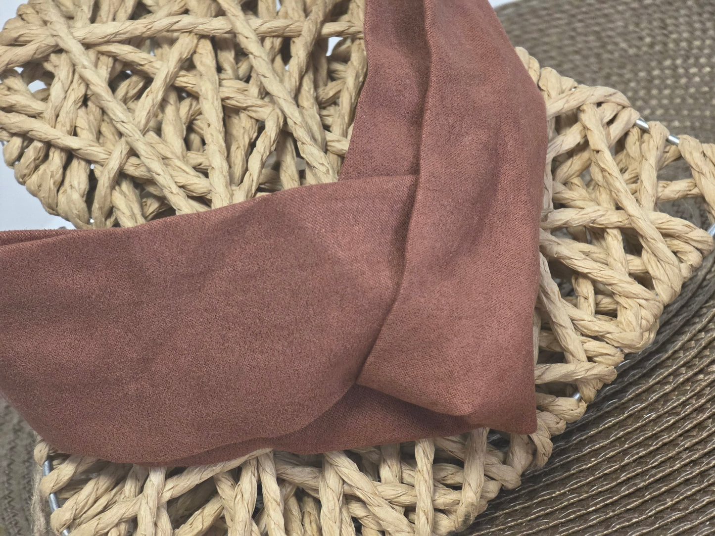 Bandeau Velours Camel