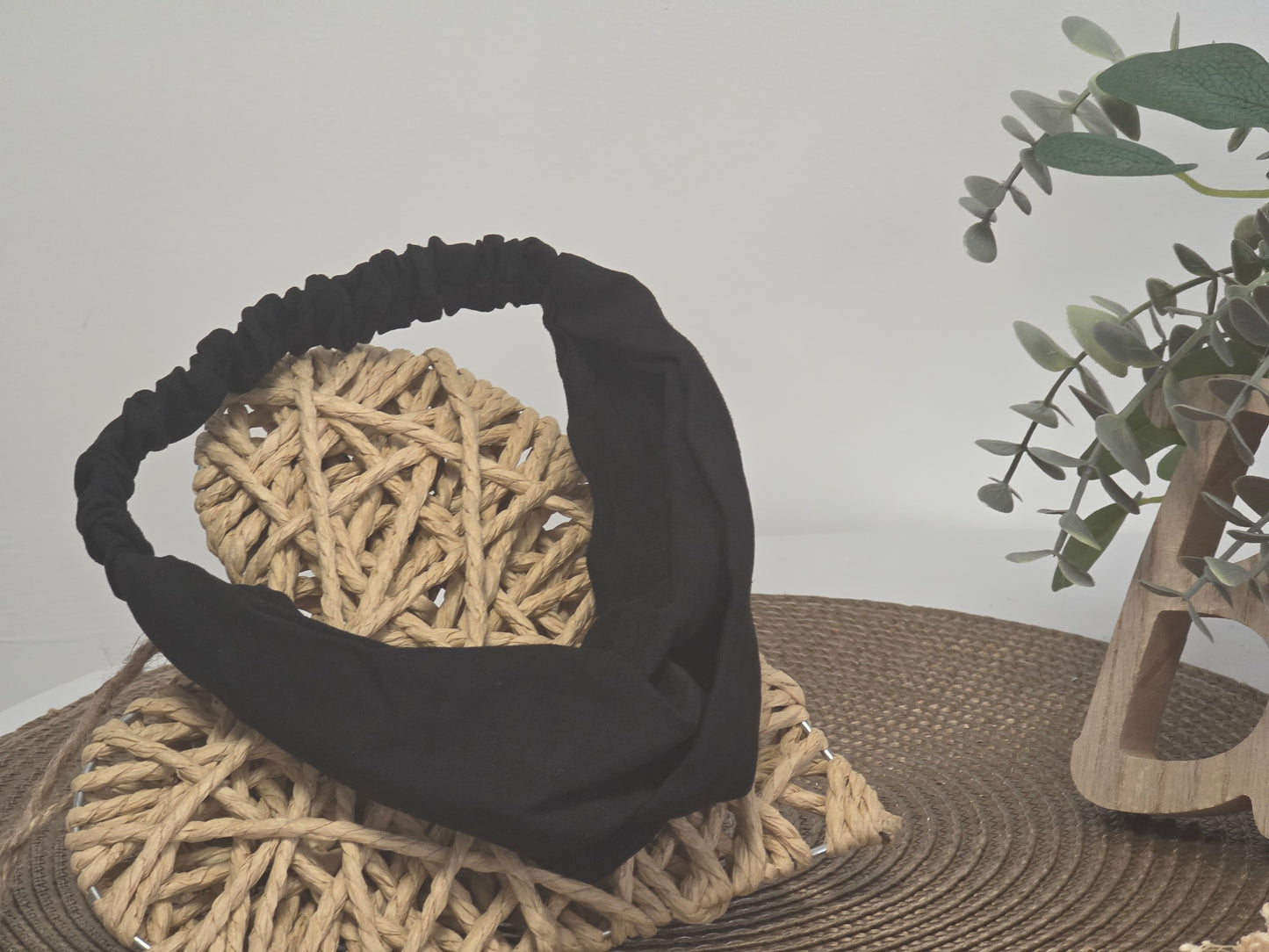 Bandeau Velours Noir