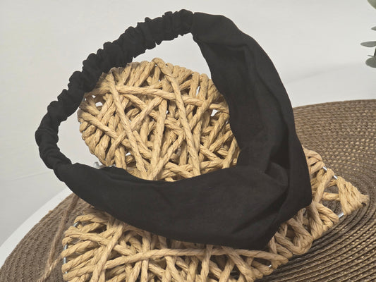 Bandeau Velours Noir