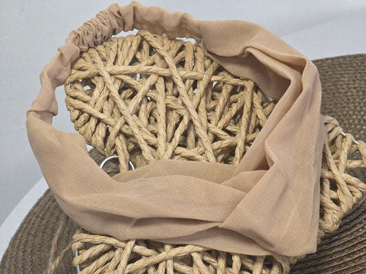 Bandeau Voilage Beige