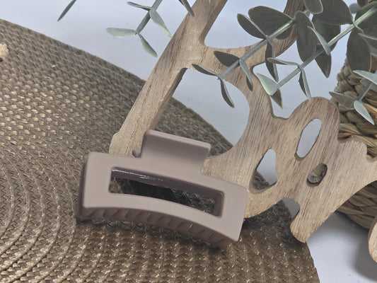 Petite Pince à Cheveux Skincard Taupe