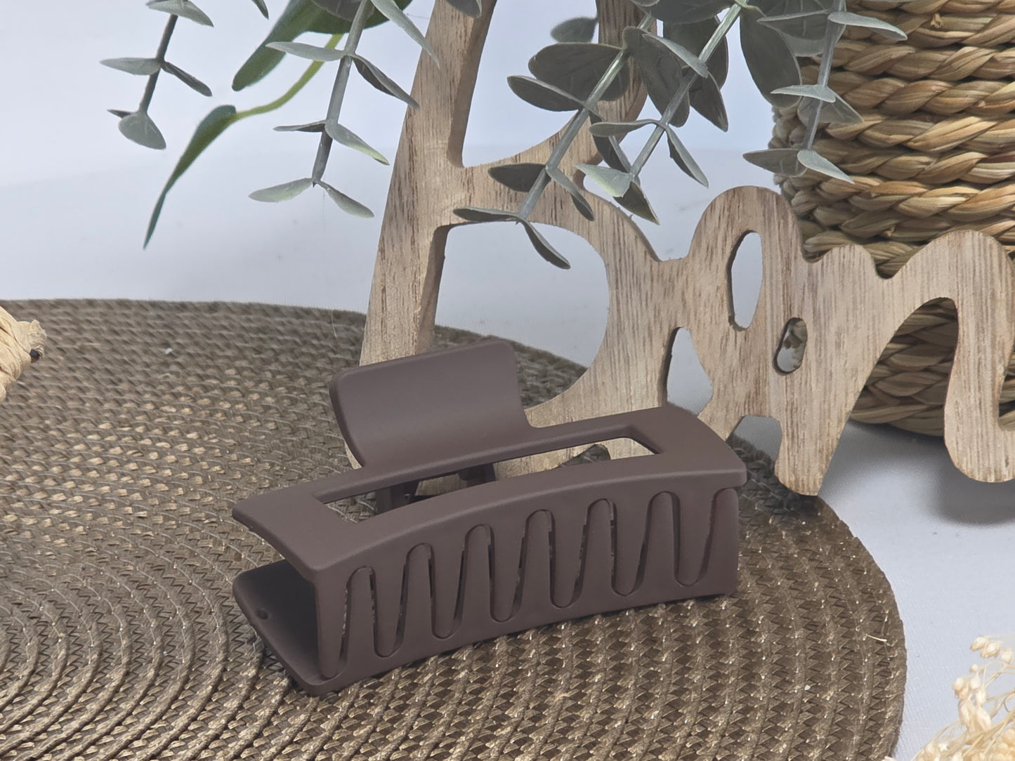 Pince à Cheveux Skincard Marron