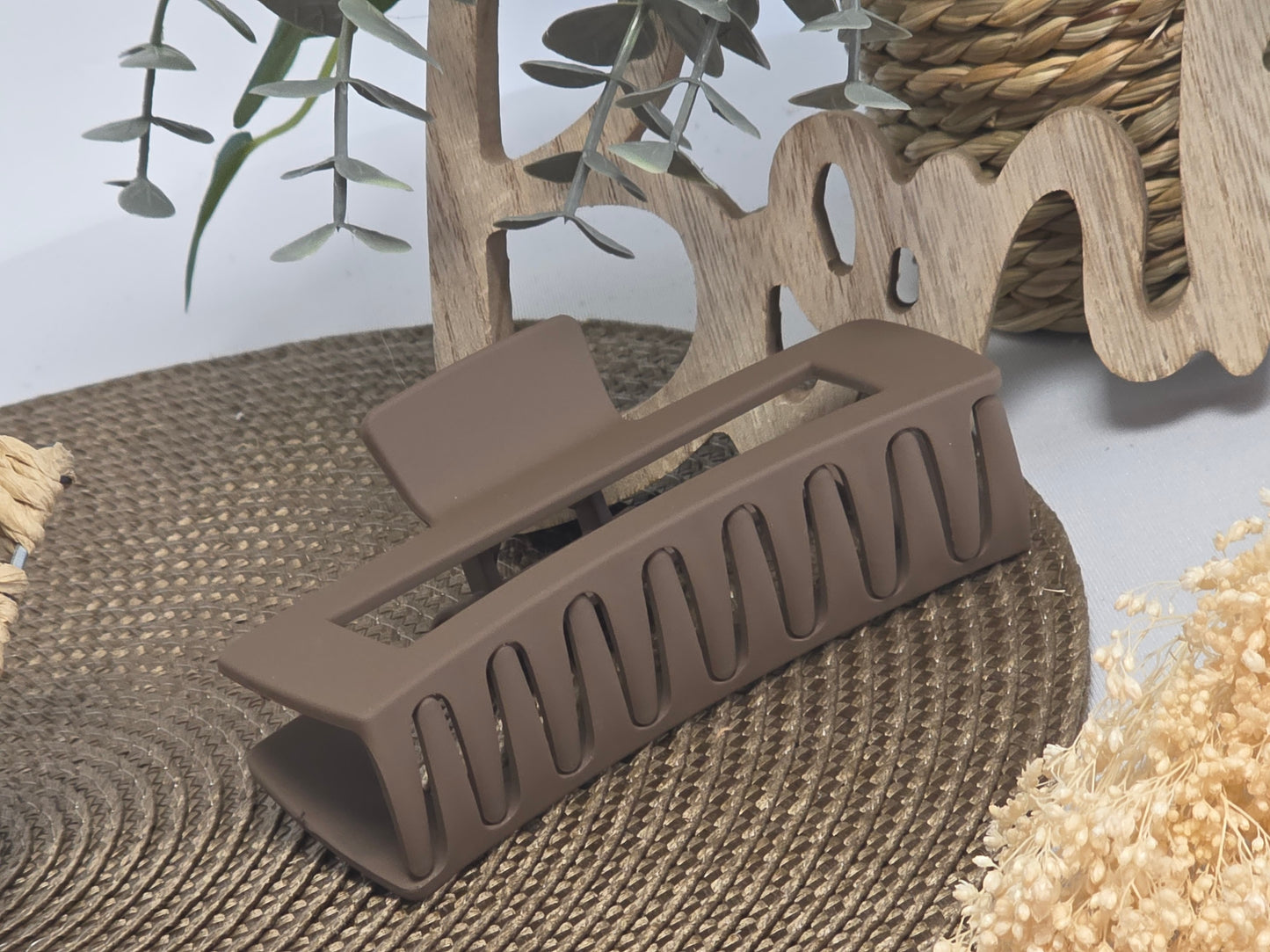 Grande Pince à Cheveux Skincard Choco